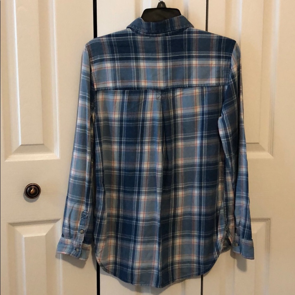 plaid button down - Picture 2 of 4